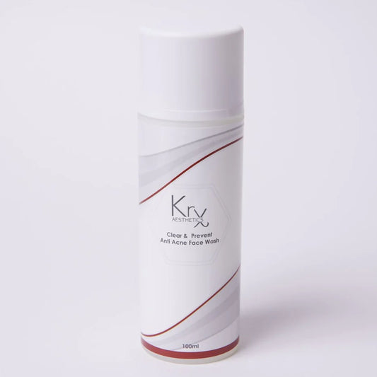 Krx Aesthetics Clear + Prevent  Anti Acne Face Wash - Lori Ann Skincare LLC