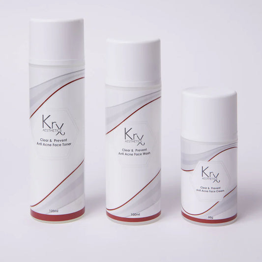 Krx Aesthetics Clear + Prevent Anti Acne Bundle - Lori Ann Skincare LLC