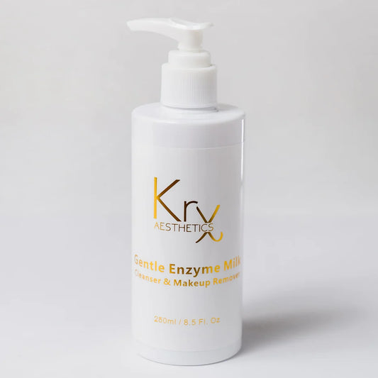 Krx Aesthetics Gentle Enzyme Milk Cleanser + Makeup Remover - Lori Ann Skincare LLC