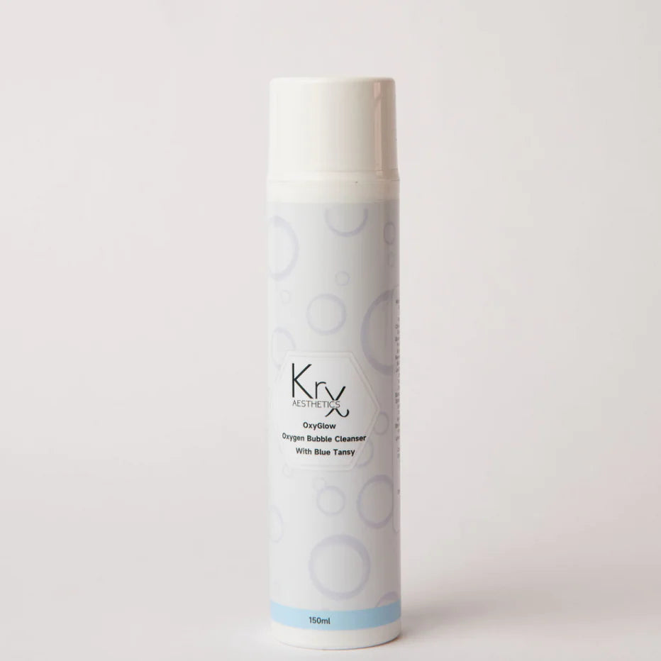 Krx Aesthetics OxyGlow Blue Tansy Bubble Cleanser - Lori Ann Skincare LLC