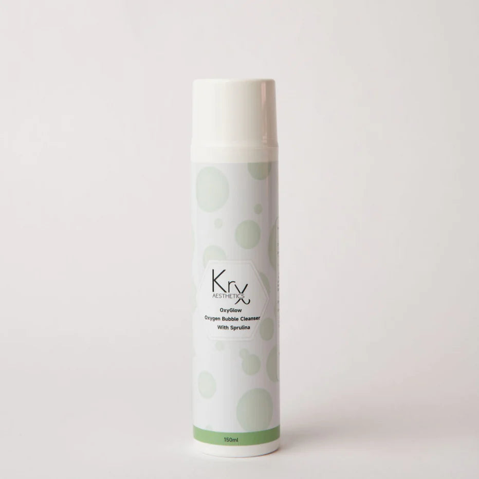 Krx Aesthetics OxyGlow Spirulina Bubble Cleanser - Lori Ann Skincare LLC